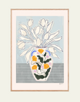 Frankie Penwill - Tulips In Floral Star Vase