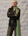 HADES Wool The Hooded Scarf | Pink