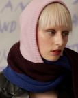HADES Wool The Hooded Scarf | Pink