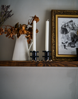 Frilly Ceramic Candlestick — Small