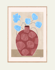 Frankie Penwill - Blue Flowers In Shell Vase