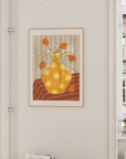 Frankie Penwill - Orange Flowers in Sun & Moon Vase