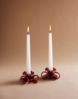 Bow Ceramic Candlestick