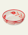 Ceramic Grater in Red & White