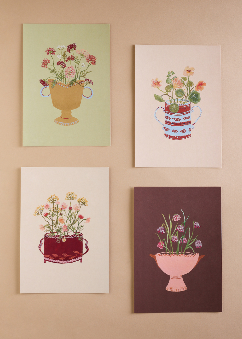 A5 Print - Apricot Nasturtium