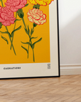 Carnations Print by Lou Taylor
