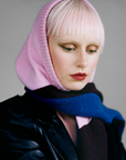 HADES Wool The Hooded Scarf | Pink