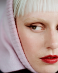 HADES Wool The Hooded Scarf | Pink