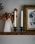 Frilly Ceramic Candlestick — Small