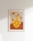 Frankie Penwill - Orange Flowers in Sun & Moon Vase