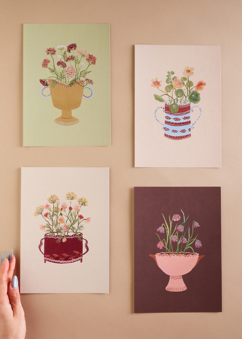 A5 Print - Apricot Nasturtium