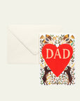 Dad Heart Greetings Card