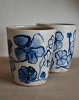 Illustrated Ceramic Tumbler — Nasturtium