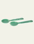 Resin Salad Server Pair in Green