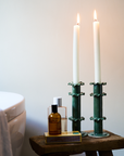 Frilly Ceramic Candlestick — Tall
