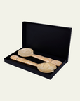 Resin Salad Server Pair in Peach