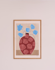 Frankie Penwill - Blue Flowers In Shell Vase