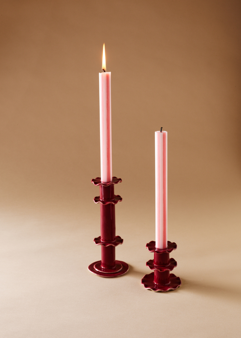 Frilly Candlestick — Small