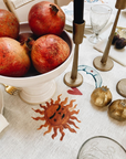Lobster & Martini Illustrated Linen Tablecloth
