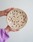 La Vie En Rose Hand-Painted Plate by Where There's Mud