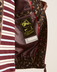 Damson Madder Pixie Bomber Jacket - Leopard