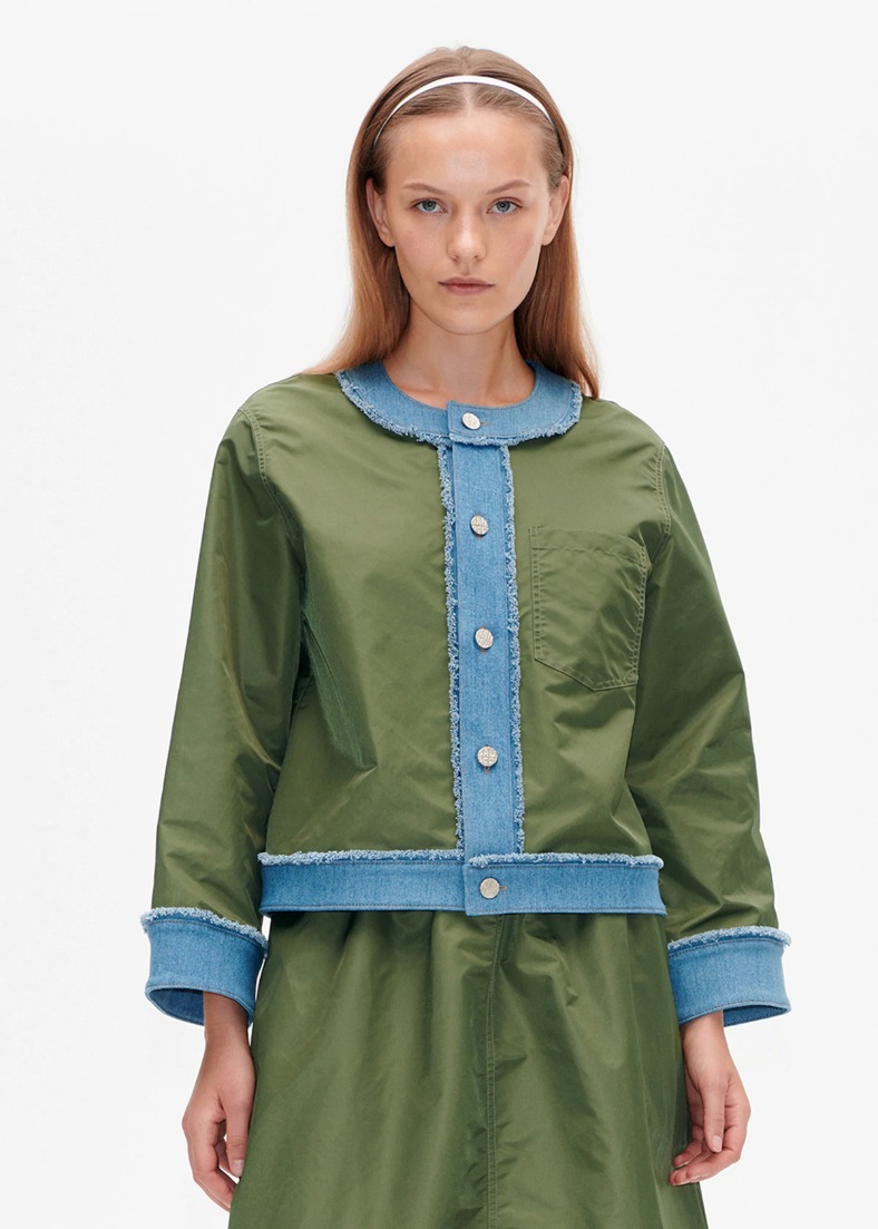Baum und Pferdgarten Babette Jacket in Azurine Spring Moss