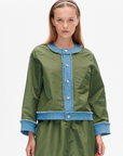Baum und Pferdgarten Babette Jacket in Azurine Spring Moss