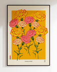 Carnations Print by Lou Taylor