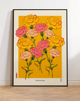 Carnations Print by Lou Taylor