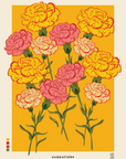 Carnations Print by Lou Taylor