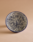 Ceramic Shallow Bowl in Floral Blanca