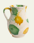 Ceramic Table Jug in Limone Splatter