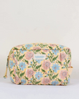 Cotton Quilted Waterproof Wash Bag, Extra-Large (Various Colours)