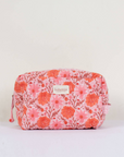 Cotton Quilted Waterproof Wash Bag, Extra-Large (Various Colours)