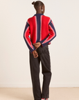Damson Madder Bibi Boxy Reversible Cardigan