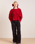 Damson Madder Charlize Blouse - Red Stripe