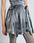 Damson Madder Penelope Mini Dress - Glass Satin