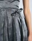 Damson Madder Penelope Mini Dress - Glass Satin