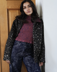 Damson Madder Pixie Bomber Jacket - Leopard