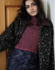 Damson Madder Pixie Bomber Jacket - Leopard