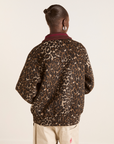 Damson Madder Pixie Bomber Jacket - Leopard
