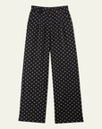 Emile et Ida Black Polka-Dot Pants