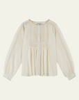 Emile et Ida Ecru Lace Blouse