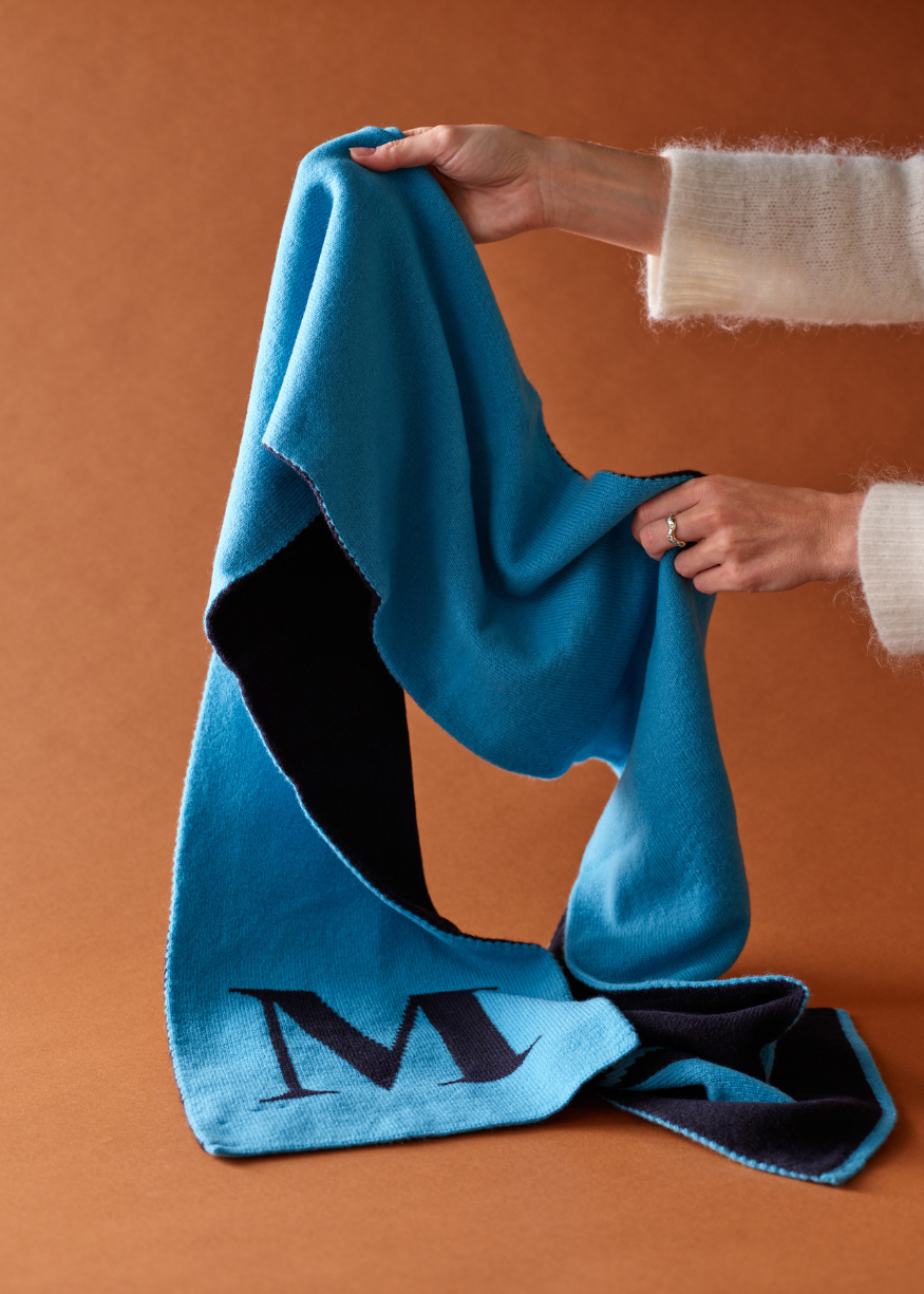 HADES Wool Alphabet M Scarf – Quinn Says