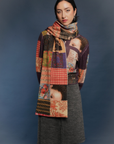 HADES Wool The Opposites Patchwork Scarf