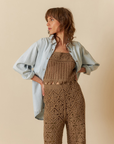 Indi & Cold Crochet Wide-Leg Trousers