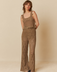Indi & Cold Crochet Wide-Leg Trousers