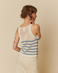 Indi & Cold Open-Knit Tank Top