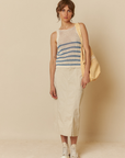 Indi & Cold Open-Knit Tank Top