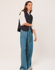 Indi & Cold Vichy Quilted Micro-Corduroy Gilet